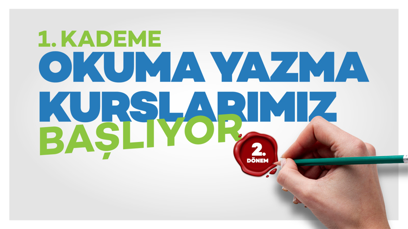 Okuma Yazma Kursu 1.Kademe 2.Dönem