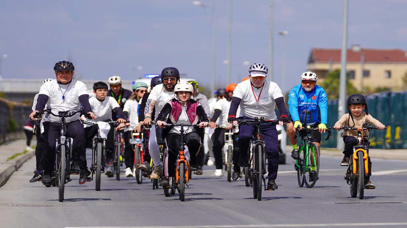 Beylikdüzü’nde Pedallar Sağlık İçin Döndü 