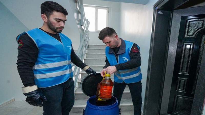 Atık Yağlar Ekonomiye Kazandırılıyor