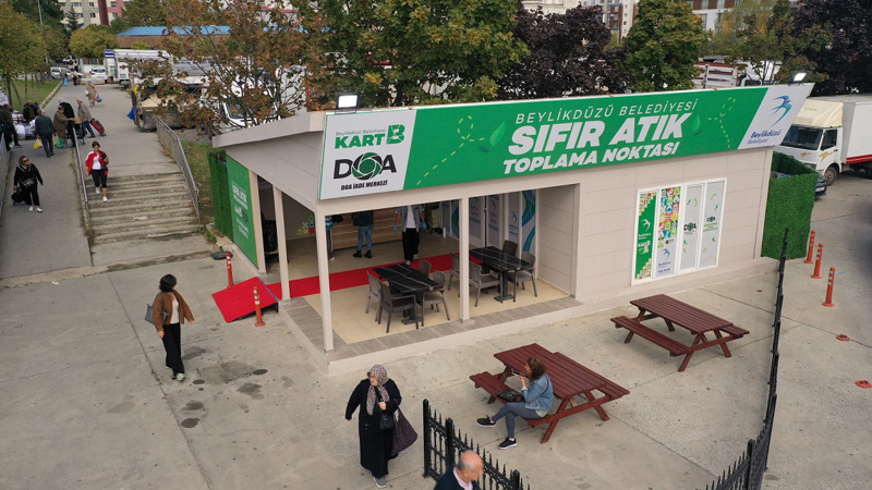 Beylikdüzü Belediyesi Sıfır Atık Toplama Noktası Hizmete Açıldı