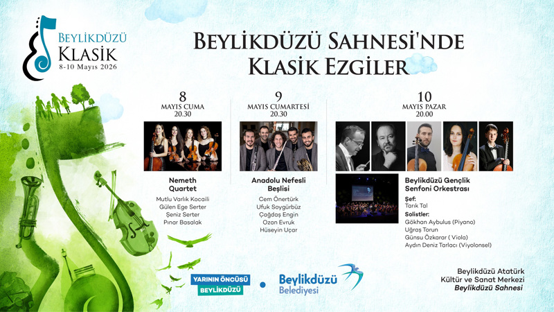 Klasik Müziğin Büyüsü “9. Beylikdüzü Klasik Müzik Günleri” İle Sahneye Taşınıyor   